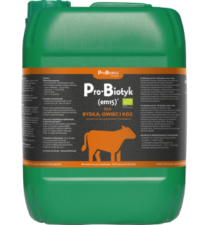 Pro-Biotyk (em15) dla bydła, owiec i kóz - 10L